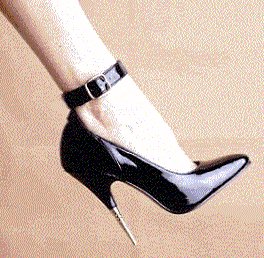 stiletto metal heels